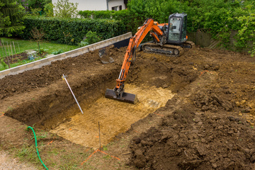 Préparation de terrain pour piscine Saint-Quay-Portrieux